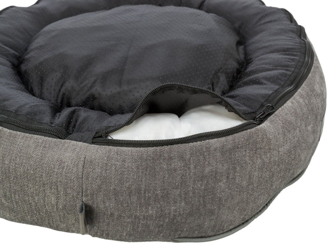 Trixie Vital Bett Lennox, rund - grau - ø 60 cm