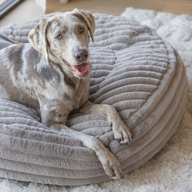 Designed by Lotte Hundebett Reza - rund, beige - 95 x 20 cm