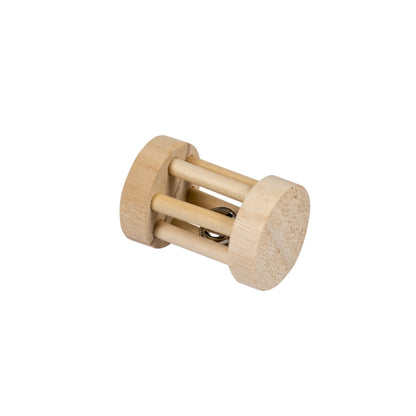 Duvoplus Holzspielrolle mit Glöckchen - 3,5 x 5cm