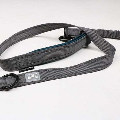 Duvoplus EXPLOR Ultimate Fit 2in1 Leine Classic - petrol blue - 180cm - 25mm
