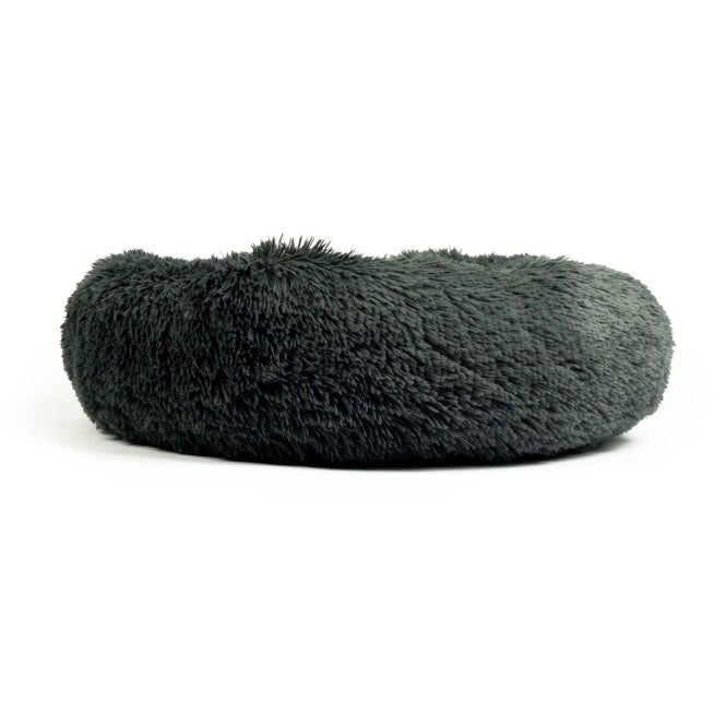 Duvoplus Donutbett Snug - dunkelgrau - S - 50x50x13cm