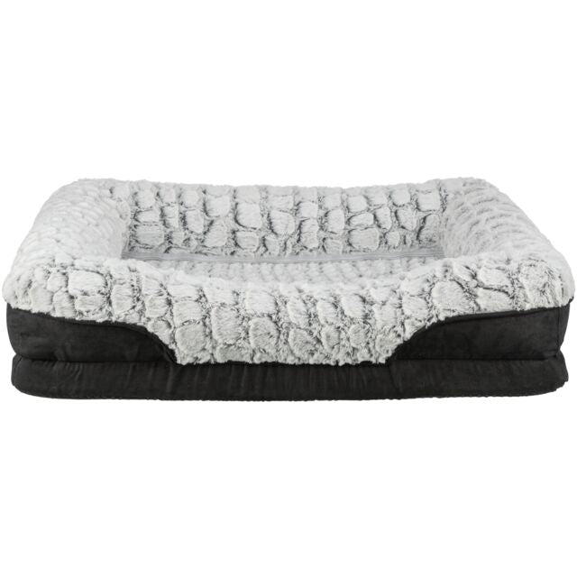 Trixie Vital Bett Lino - schwarz/grau - 90 × 65 cm