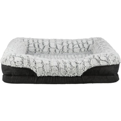 Trixie Vital Bett Lino - schwarz/grau - 90 × 65 cm
