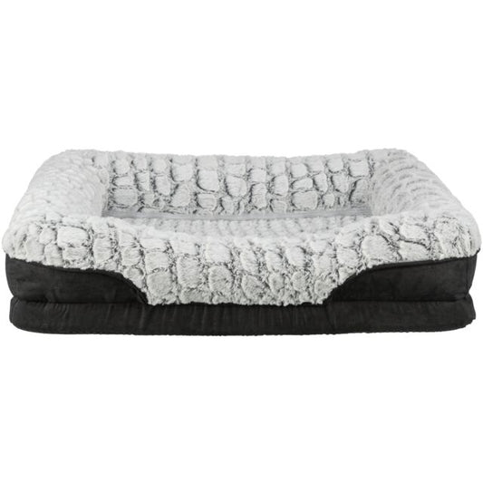 Trixie Vital Bett Lino - schwarz/grau - 90 × 65 cm