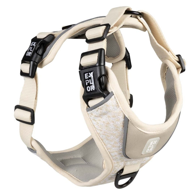 Duvoplus EXPLOR Ultimate Fit No-Pull-Geschirr - antique white - XL - 52-66cm - 71-104cm