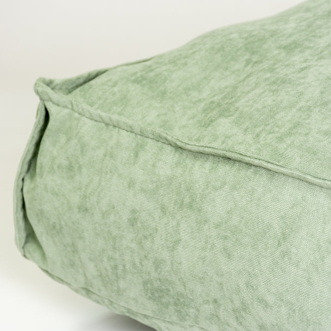 Duvoplus Kissen Velvet rechteckig - grün - 97x68x18,5cm