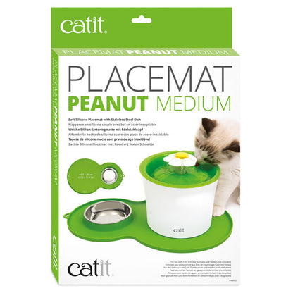 CATIT Silikonmatte Erdnuss - 46 x 29 cm - Grün