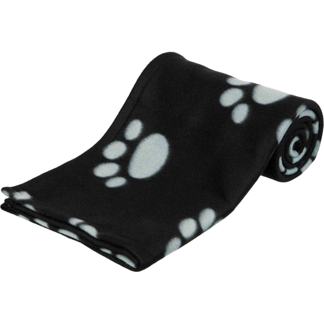 Trixie Fleecedecke Barney - 150 x 100cm, schwarz-beige