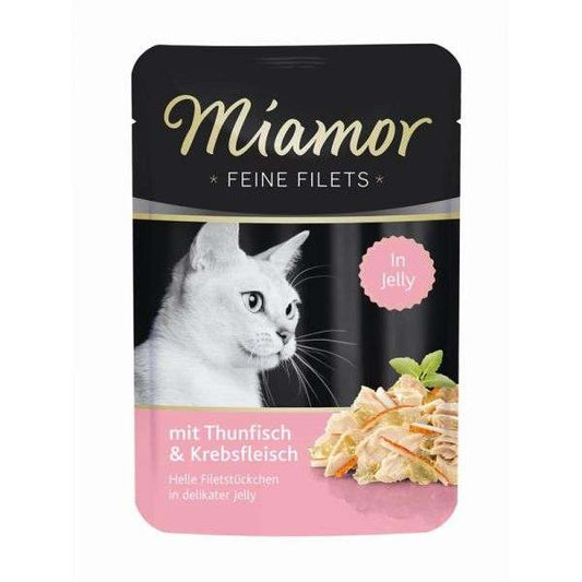 Miamor Feine Filets PB 100g - Thun & Krebs
