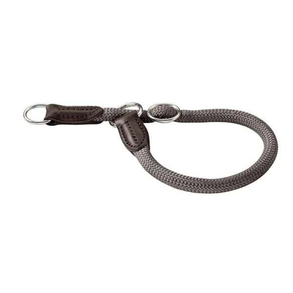Hunter Dressurhalsung Freestyle - grau - Größe: 60 / 10