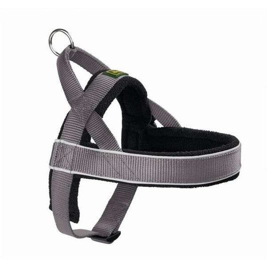 Hunter Norwegergeschirr Racing Gr. XL - grau/schwarz